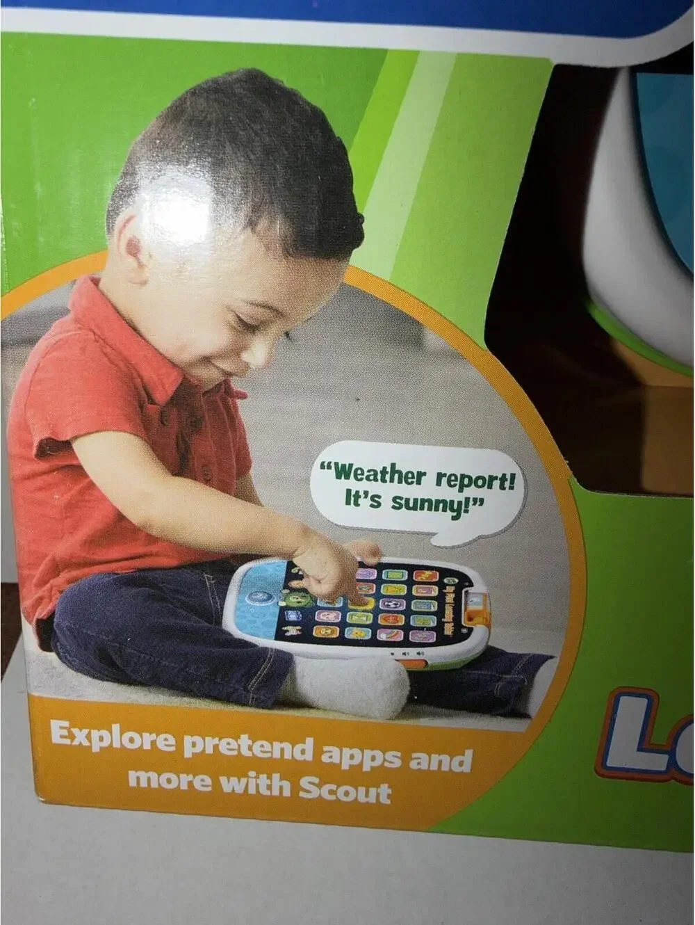 LeapFrog My First Learning Tablet Scout Light Up Touch Screen 12+ Months Pretend